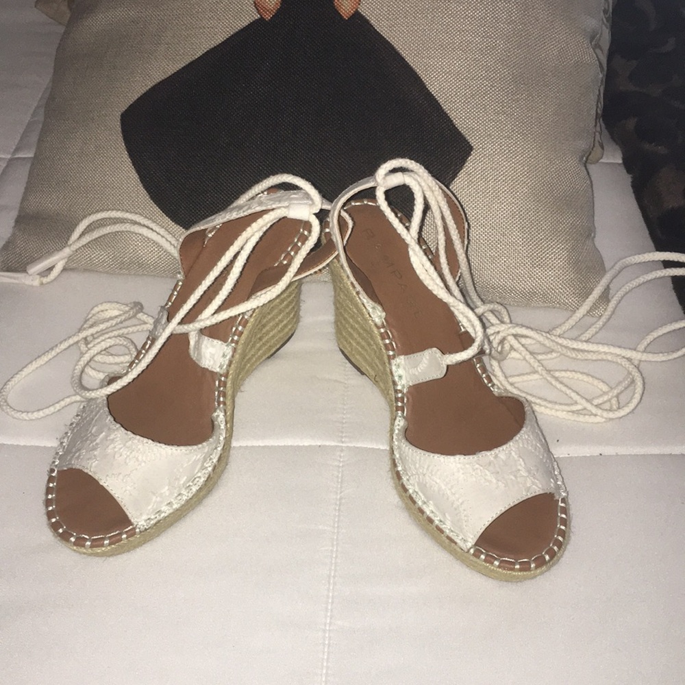 Rampage Harriet Leg Wrap Espadrilles